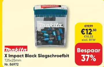 Aanbieding: X Impact Black Slagschroefbit