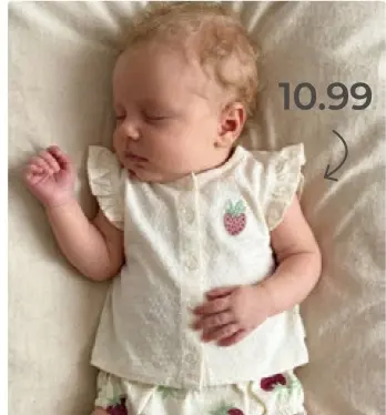 Aanbieding: Shirt baby aardbei