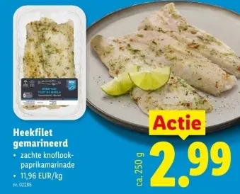 Promotie: Heekfilet gemarineerd