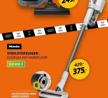 Aanbieding: Steelstofzuiger duoflex hx1 hardfloor