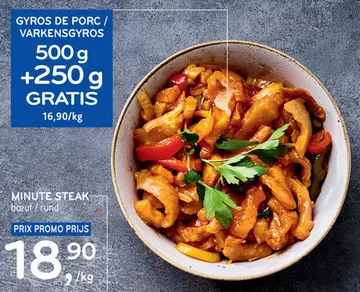 Offre: GYROS DE PORC / VARKENSGYROS