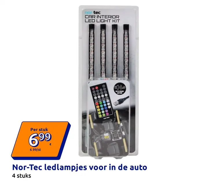 Aanbieding: ledlampjes voor in de auto