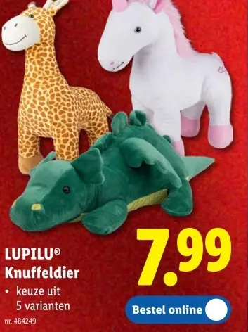 Promotie: Knuffeldier
