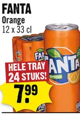 Aanbieding: Fanta Orange 12 x 33 cl