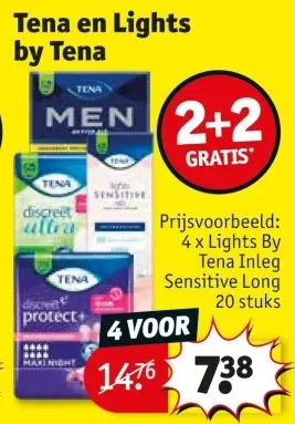 Aanbieding: Tena en Lights by Tena