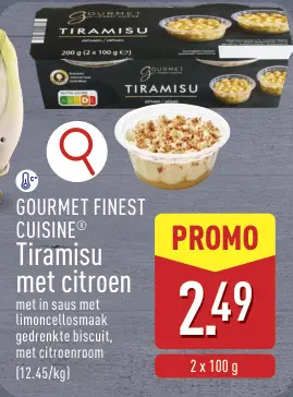 Aanbieding: Tiramisu met citroen