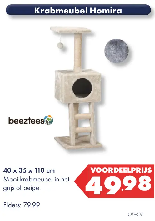 Aanbieding: Krabmeubel Homira
