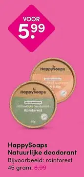 Aanbieding: HappySoaps Natuurlijke deodorant