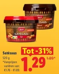 Aanbieding: Satésaus