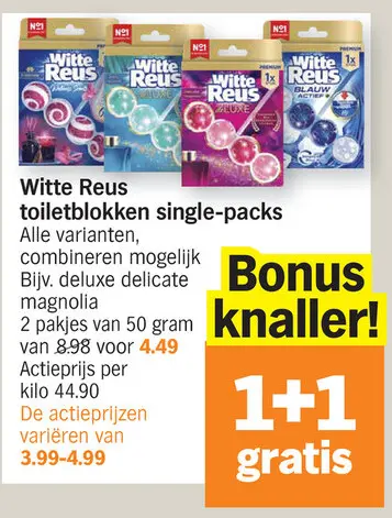 Promotie: toiletblokken single-packs