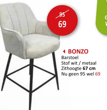 Promotie: Barstoel