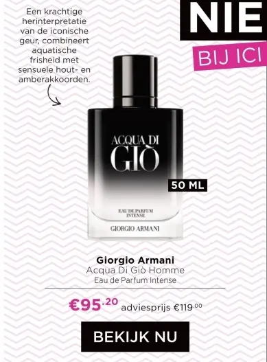 Aanbieding: Acqua Di Giò Homme Eau de Parfum Intense