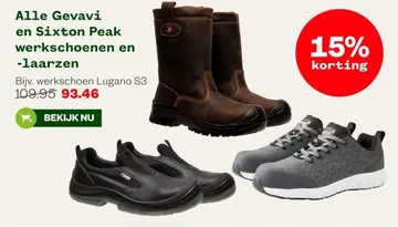 Aanbieding: Alle Gevavi en Sixton Peak werkschoenen en -l