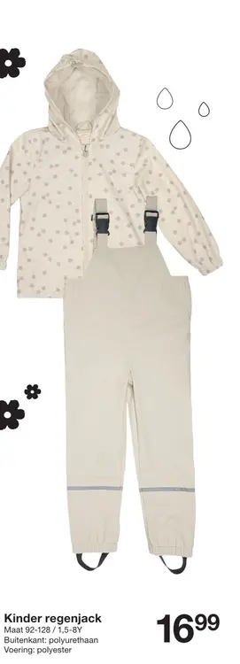 Promotie: Kinder regenjack