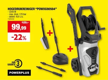 Aanbieding: Hogedrukreiniger "powxg90504"