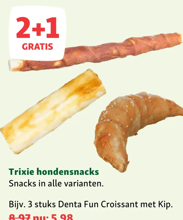 Aanbieding: Denta Fun Croissant met Kip