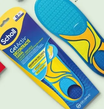 Aanbieding: Scholl Casual gel activ inlegzolen maat S 35.5-40.5 1 paar