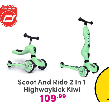 Aanbieding: Scoot And Ride 2 in 1 Highwaykick Kiwi