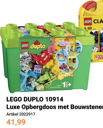 Aanbieding: Luxe Opbergdoos met Bouwstenen