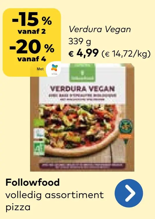 Aanbieding: Followfood volledig assortiment pizza