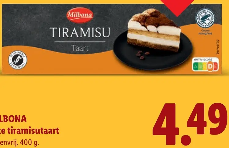 Aanbieding: Luxe tiramisutaart