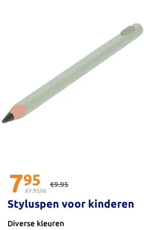 Promotie: Styluspen voor kinderen