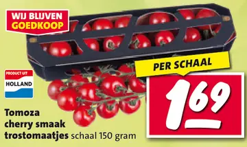 Aanbieding: Tomoza cherry smaak trostomaatjes
