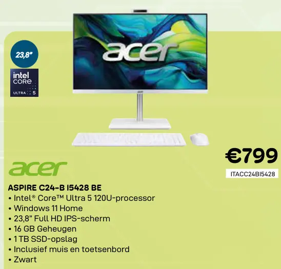 Promotie: Aspire c24-b i5428 be