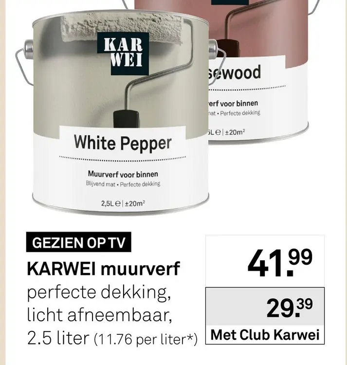 Aanbieding: KARWEI muurverf