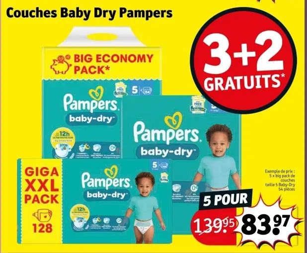Offre: Couches Baby Dry