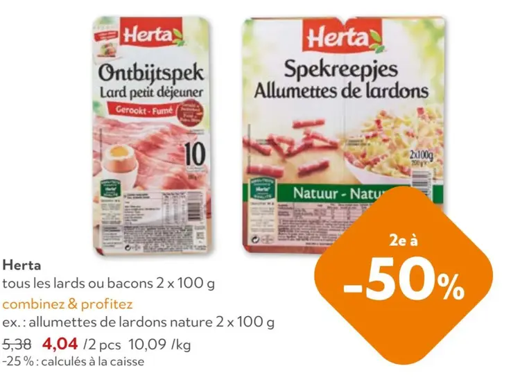 Offre: Lards ou bacons
