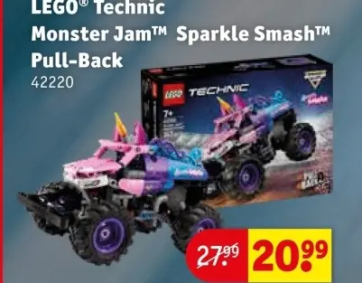 Promotie: Monster Jam™ Sparkle Smash™ Pull-Back