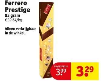 Aanbieding: Prestige