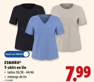 Offre: T-shirt en lin