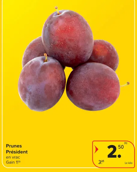 Offre: Prunes Président