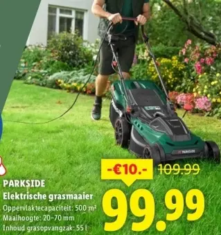Aanbieding: Elektrische grasmaaier