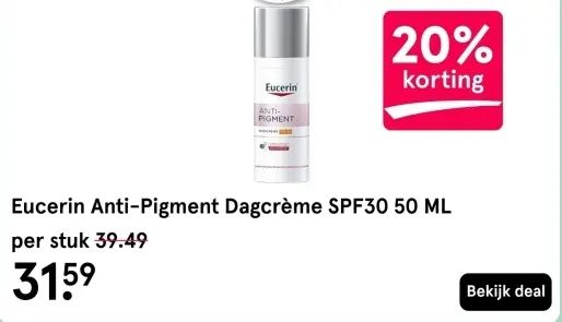 Aanbieding: Anti-Pigment Dagcrème SPF30
