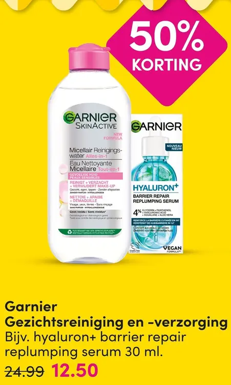 Aanbieding: Gezichtsreiniging en -verzorging