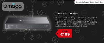 Aanbieding: TP-Link Omada TL-SG2008P