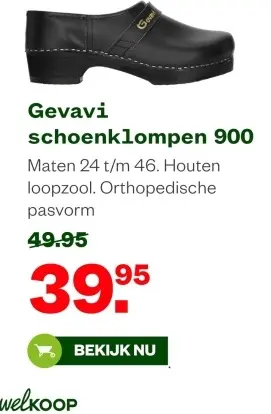 Aanbieding: Gevavi schoenklompen 900