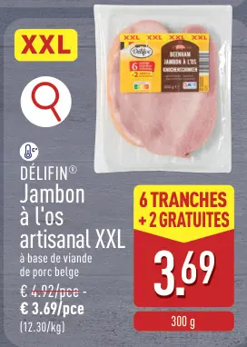 Offre: Jambon à l'os artisanal XXL