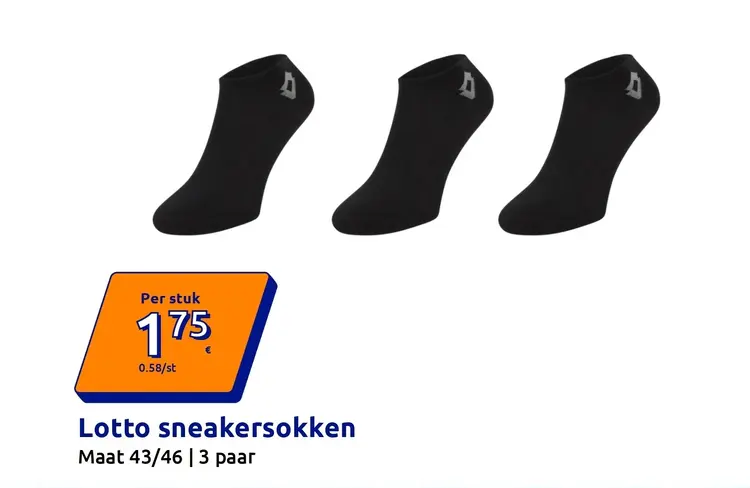 Aanbieding: Lotto sneakersokken