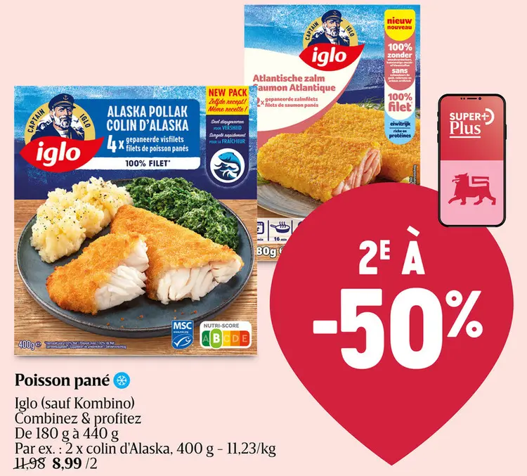 Offre: Poisson pané