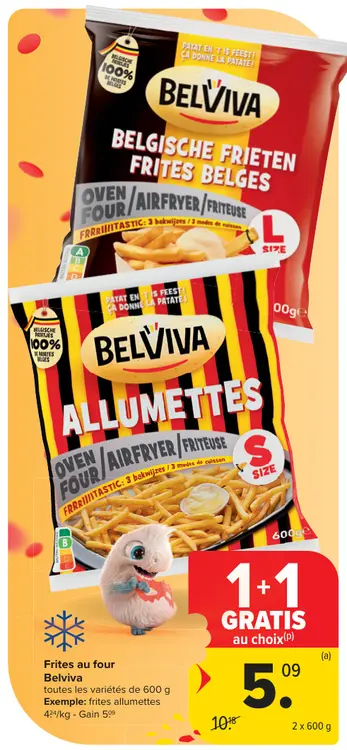 Offre: Frites au four