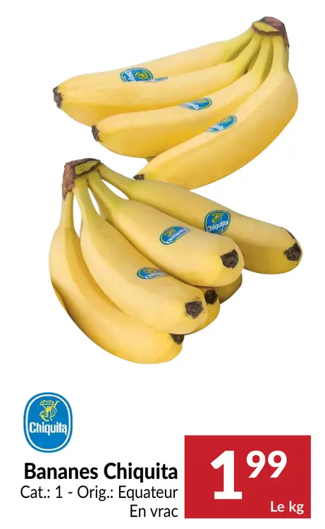Offre: Bananes Chiquita