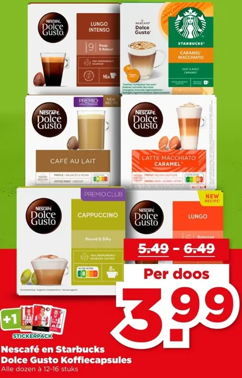 Aanbieding: Dolce Gusto Koffiecapsules