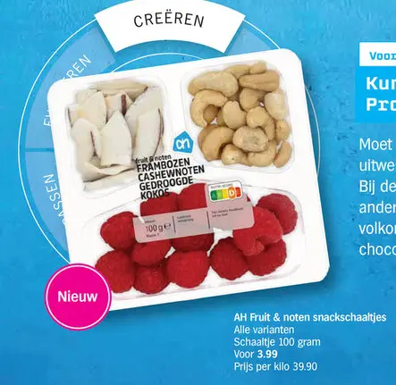 Promotie: Fruit & noten snackschaaltjes