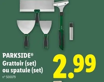 Offre: Grattoir (set) ou spatule (set)
