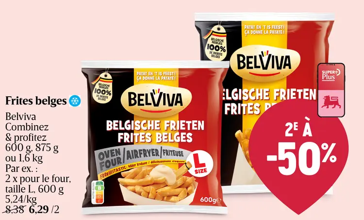 Offre: Frites belges