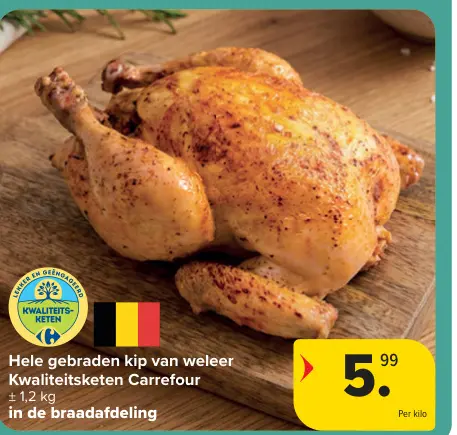 Promotie: Hele gebraden kip van weleer